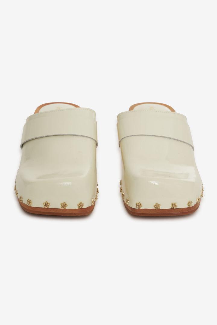 Adahlia Clog — Ivory Product Image