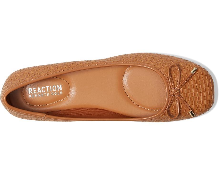 Delicato Bow Soft Metallic-Leather Ballerinas Product Image