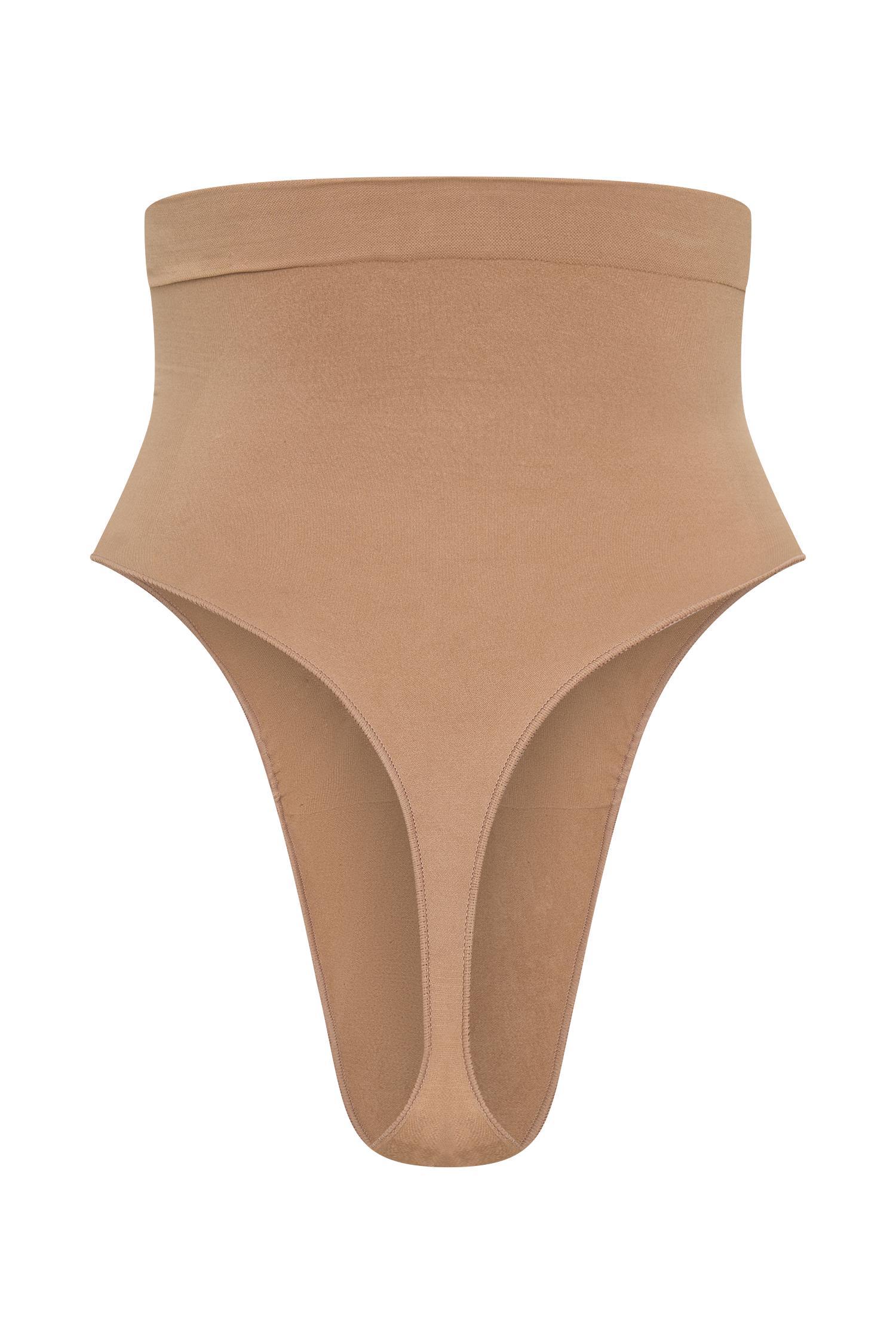 Saria High Waist Shapewear Briefs - Latte Product Image