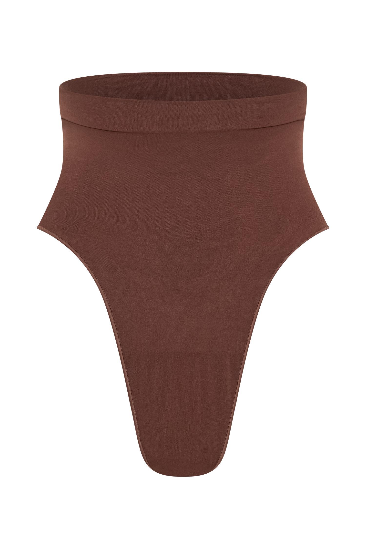 Saria High Waist Shapewear Briefs - Espresso Product Image