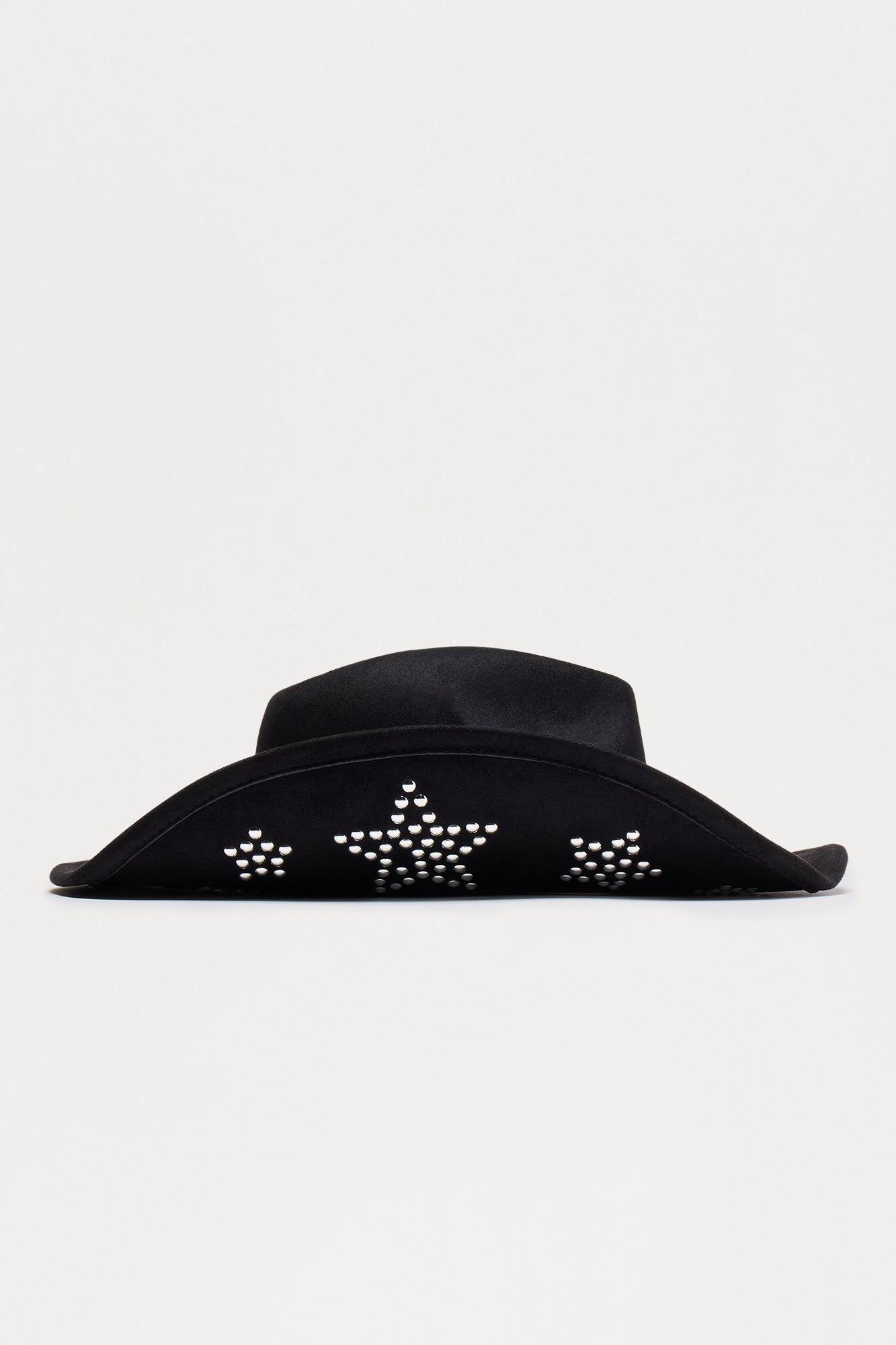 Got You Star Struck Cowboy Hat - Black Product Image