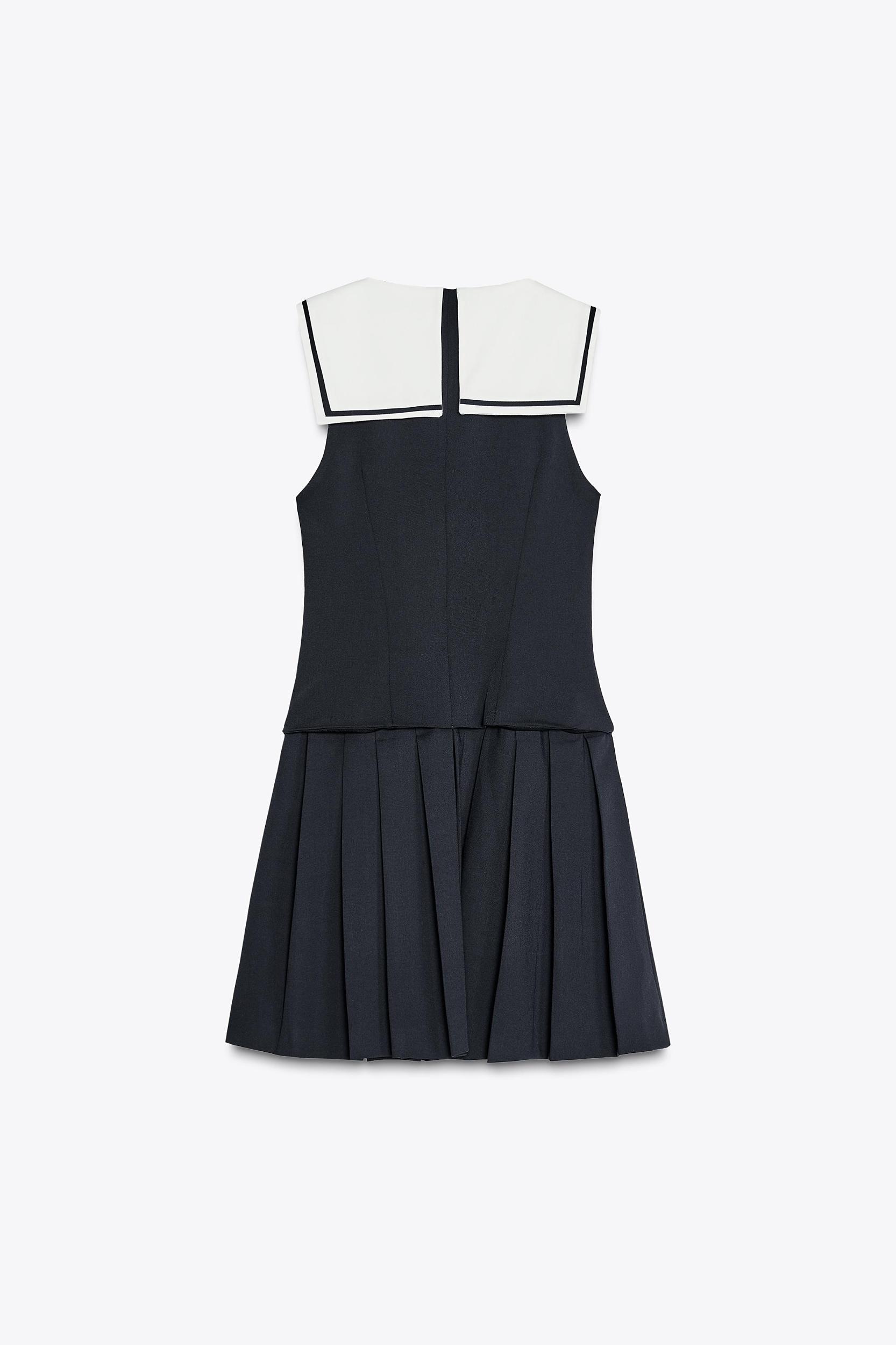 SHORT PLEATED DRESS Product Image