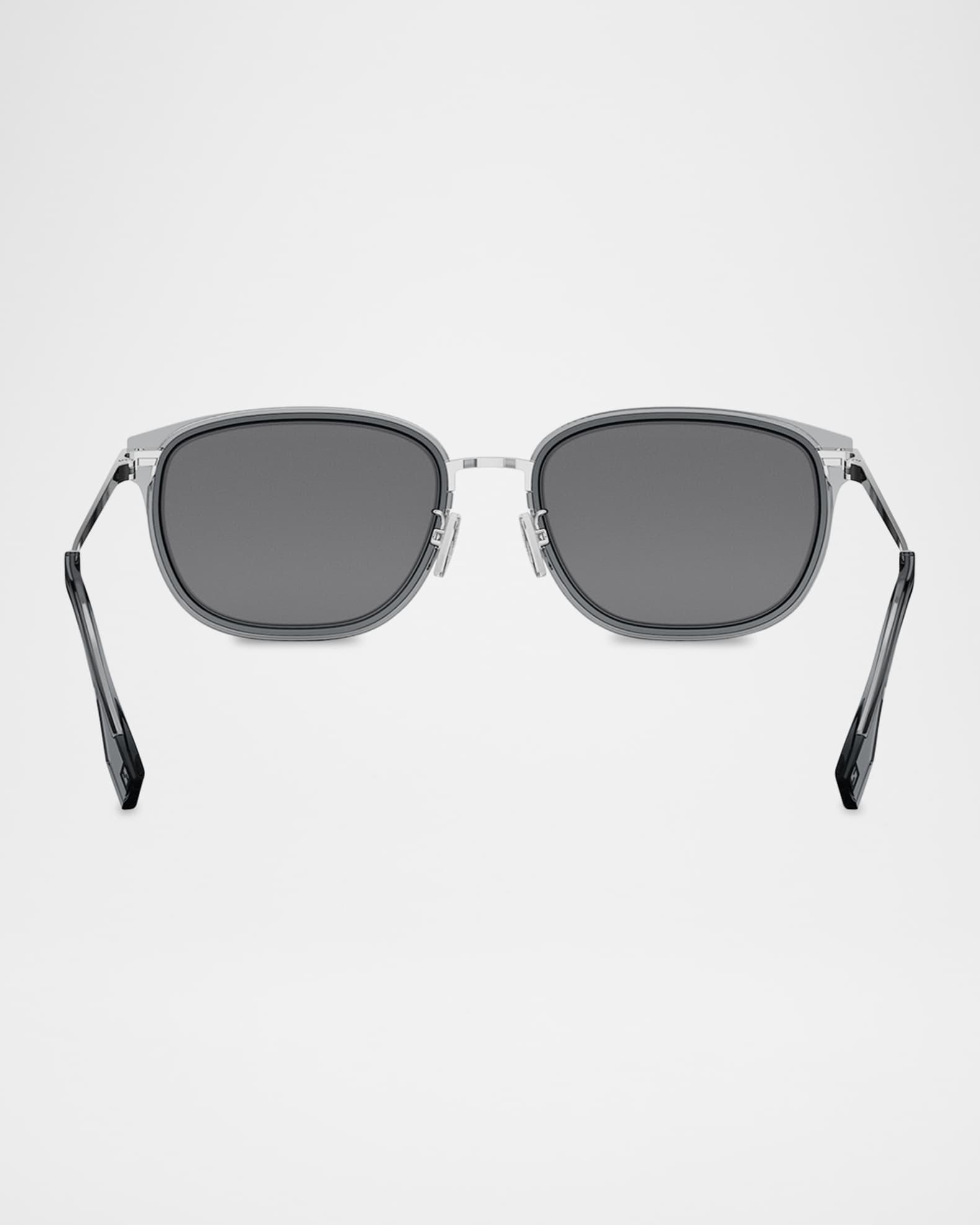 Men's Fendi Travel Metal Rectangle Sunglasses Product Image