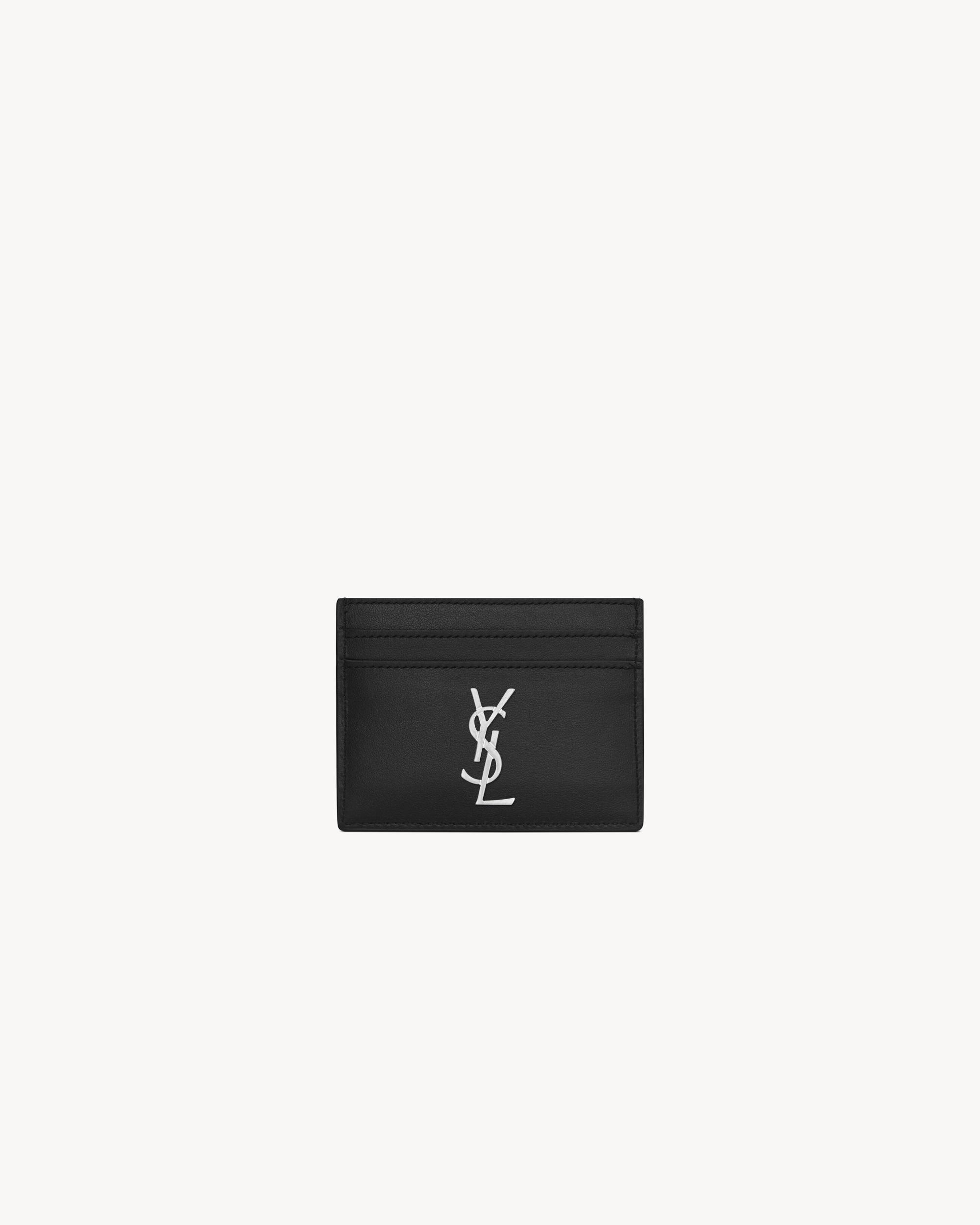 TINY CASSANDRE card case in grained leather Product Image