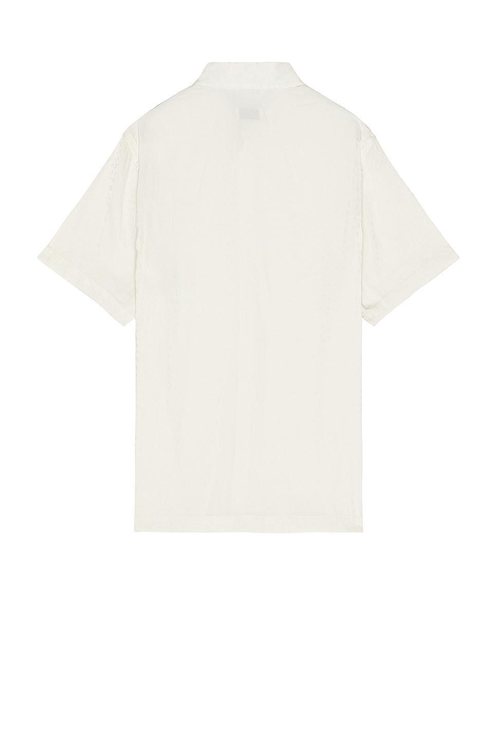 SATURDAYS NYC Bruce Leopard Shirt in Cream Product Image