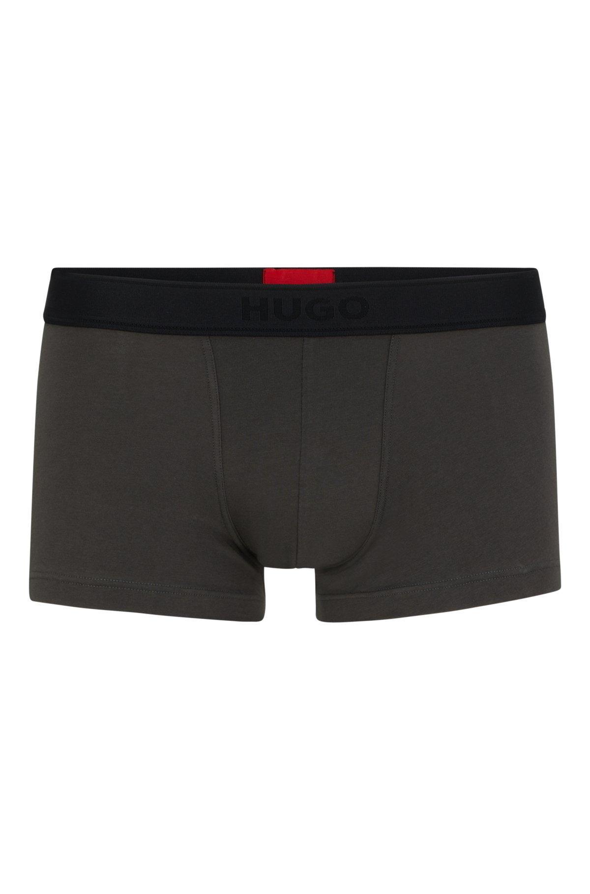 Stretch-cotton trunks with playing-card logo Product Image