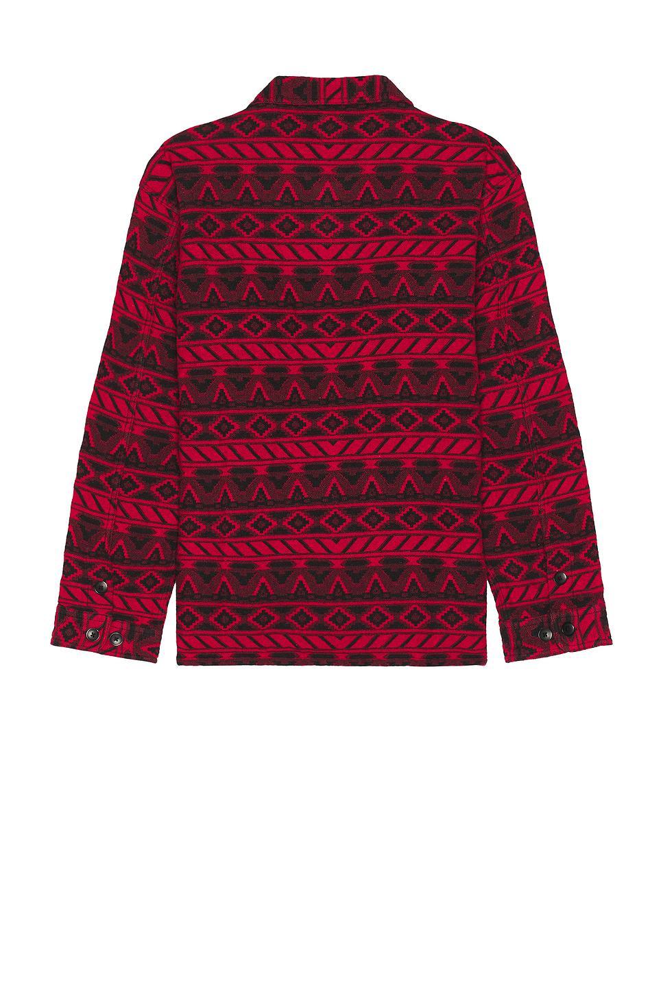 South2 West8 Smokey Shirt in Red Product Image