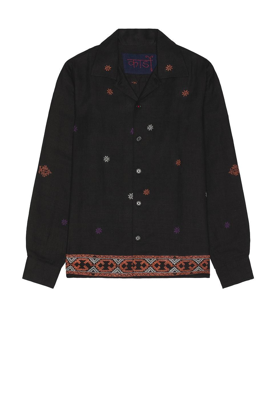 Moncler T-neck Jersey Pullover in Black - Black. Size S (also in M). Product Image
