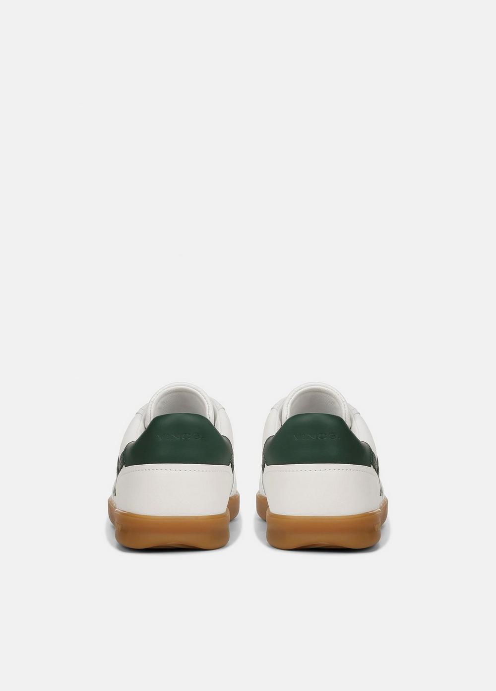 Womens Oasis Leather And Suede Sneaker, Chalk White, Size 7 Vince Product Image