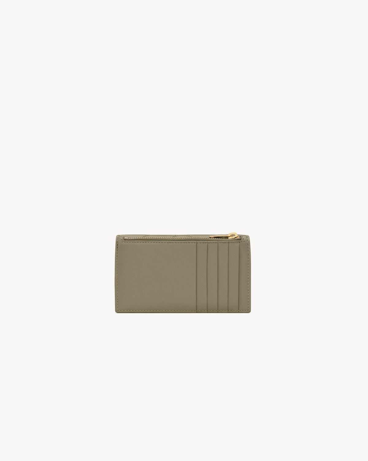 CASSANDRE FRAGMENTS flap card case in lambskin | Saint Laurent | YSL.com Product Image