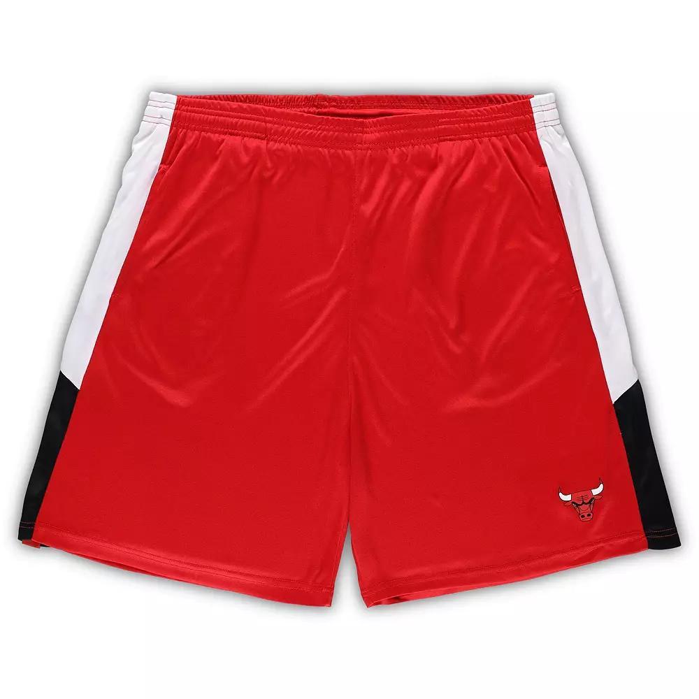 Men's Fanatics Branded Red Chicago Bulls Big & Tall Champion Rush Practice Shorts, Size: 4XB Product Image