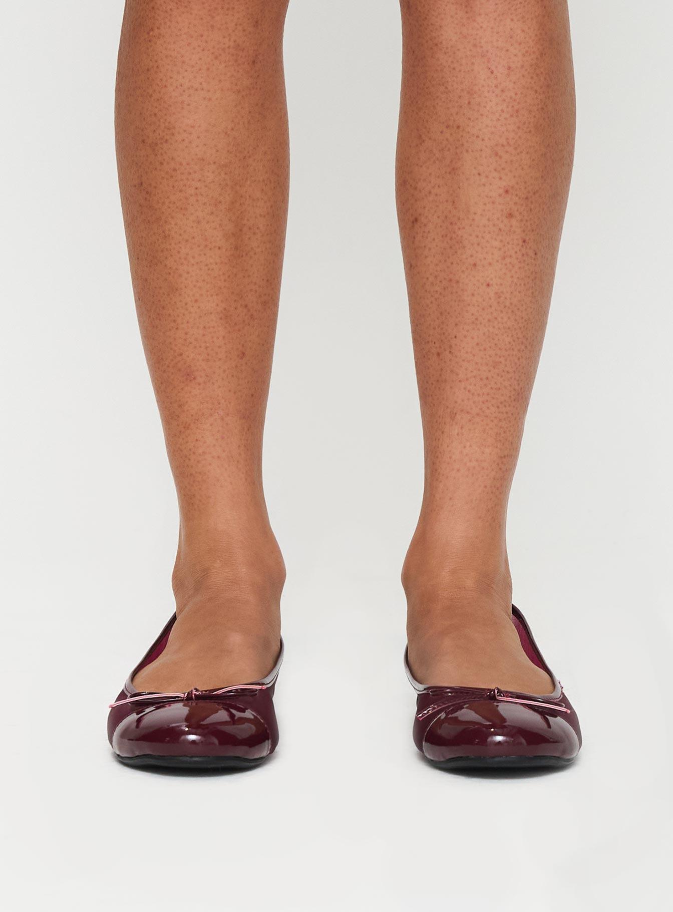 Therapy Ally Ballet Flats Cherry Product Image