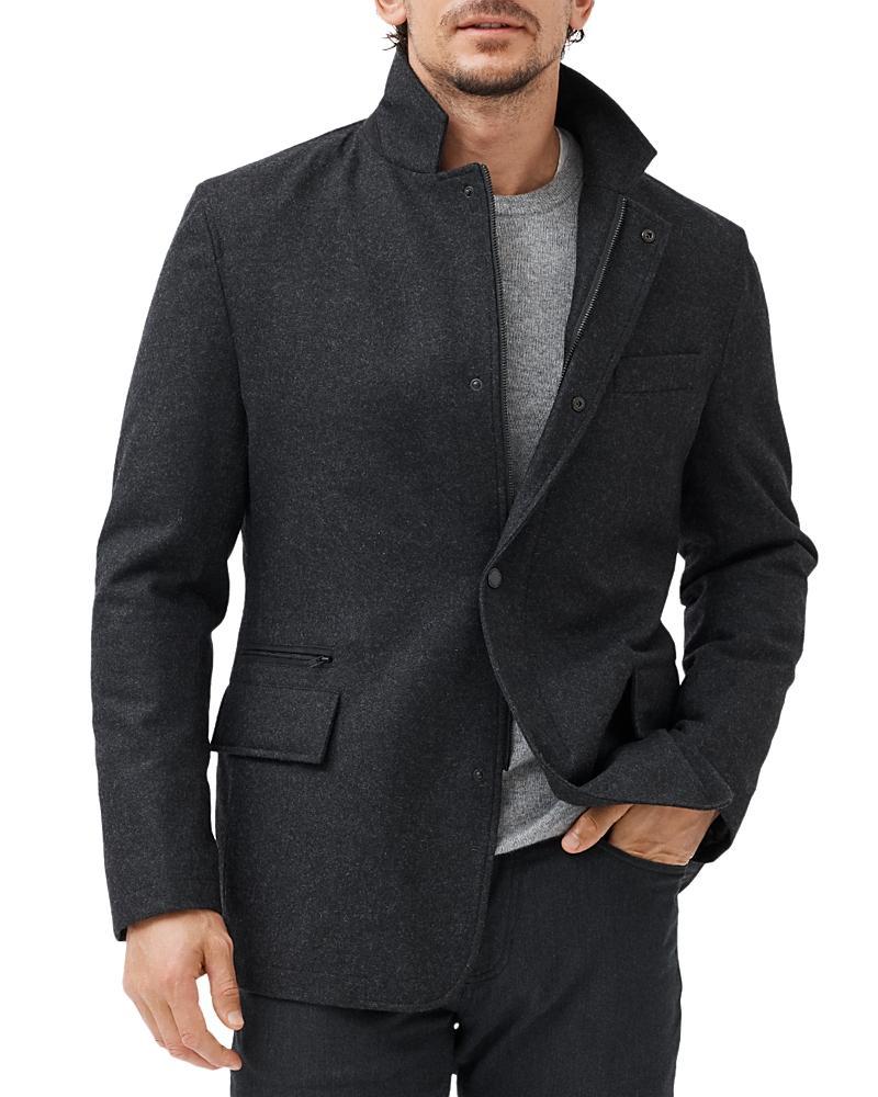Mens Longbush Padded Wool-Blend Jacket Product Image