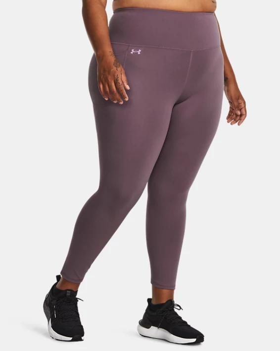 Women's Under Armour Motion High-Waisted 7/8 Ankle Leggings, Size: Medium, Ether Blue Product Image
