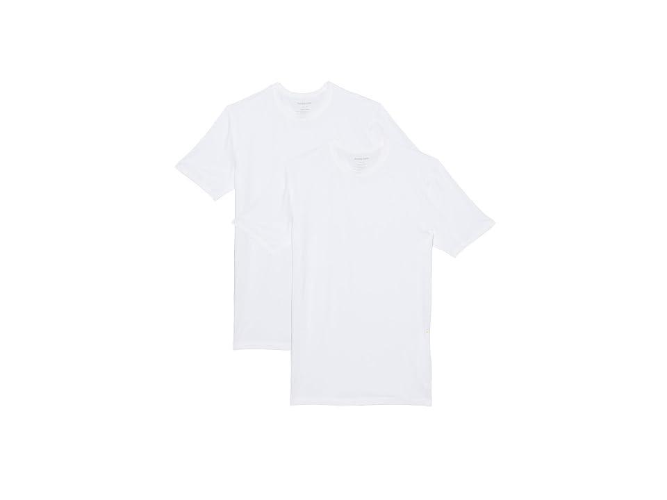 Tommy John Cool Cotton Short Sleeve Slim Fit Undershirt Solid 2 Product Image