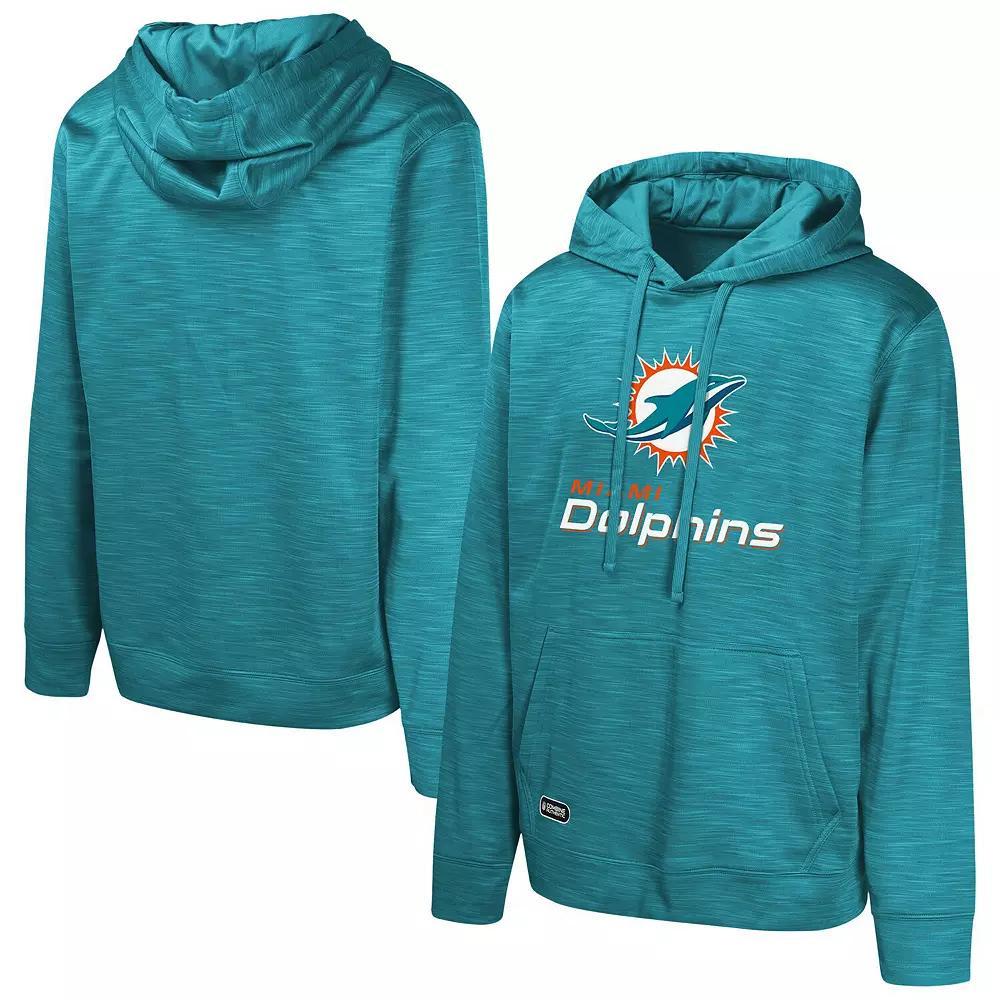 Men's Orange Denver Broncos Streak Fleece Pullover Hoodie, Size: Large Product Image