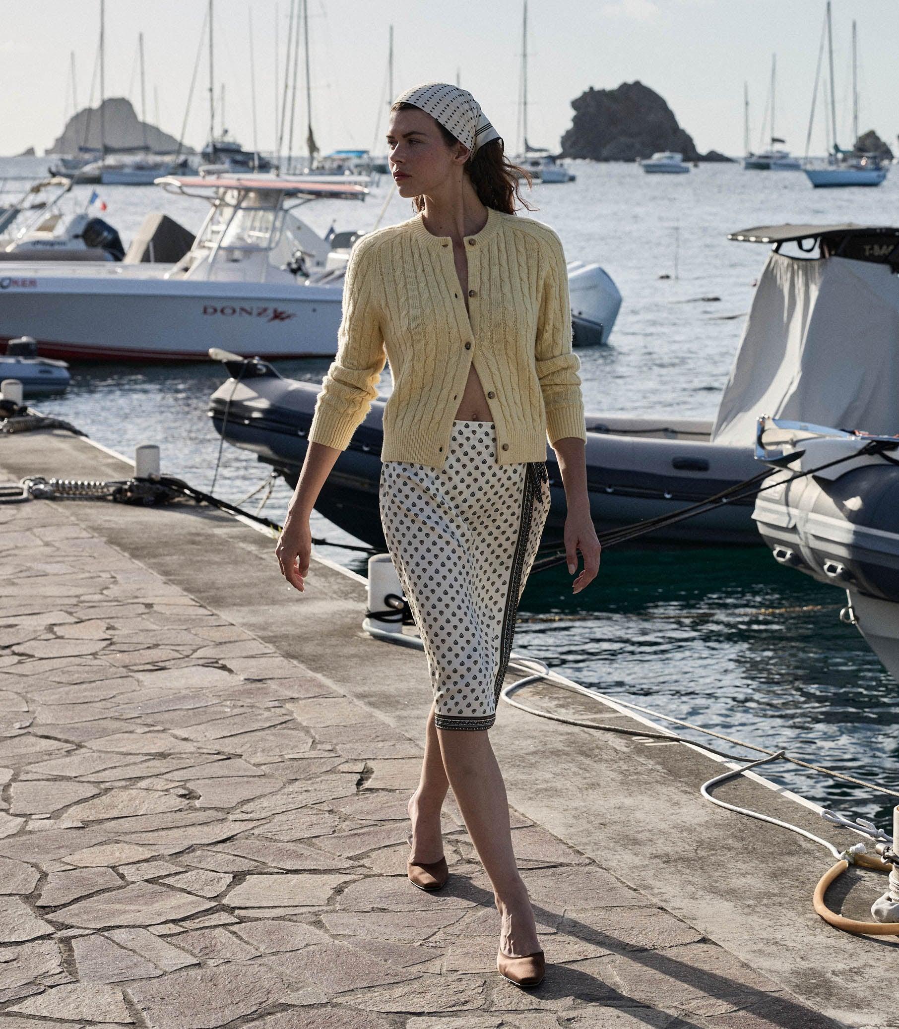 PENROSE CARDIGAN -- LEMON CHIFFON Product Image