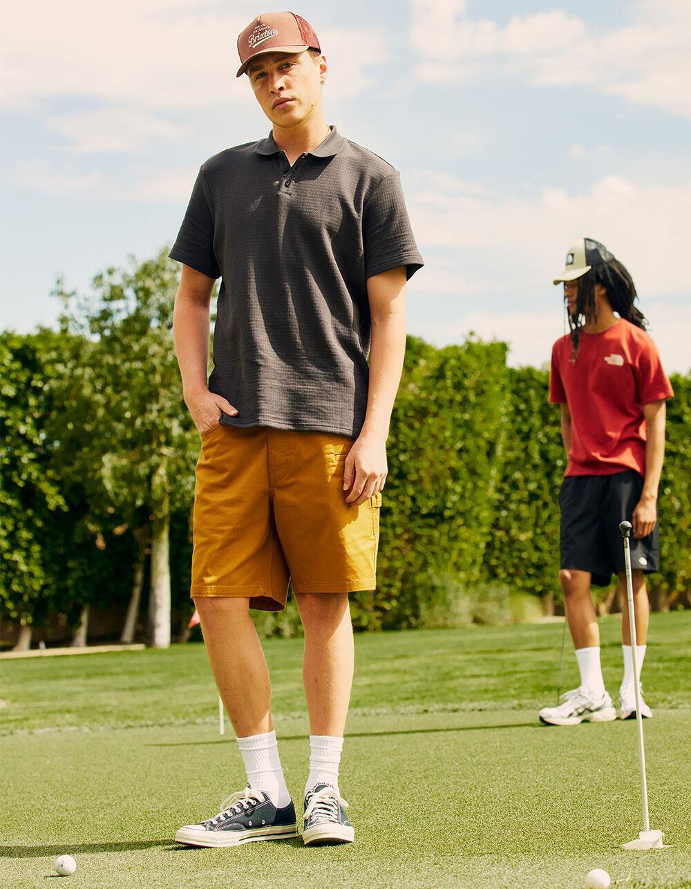 BRIXTON Carpenter Utility Stretch Mens Shorts - BLACK Product Image
