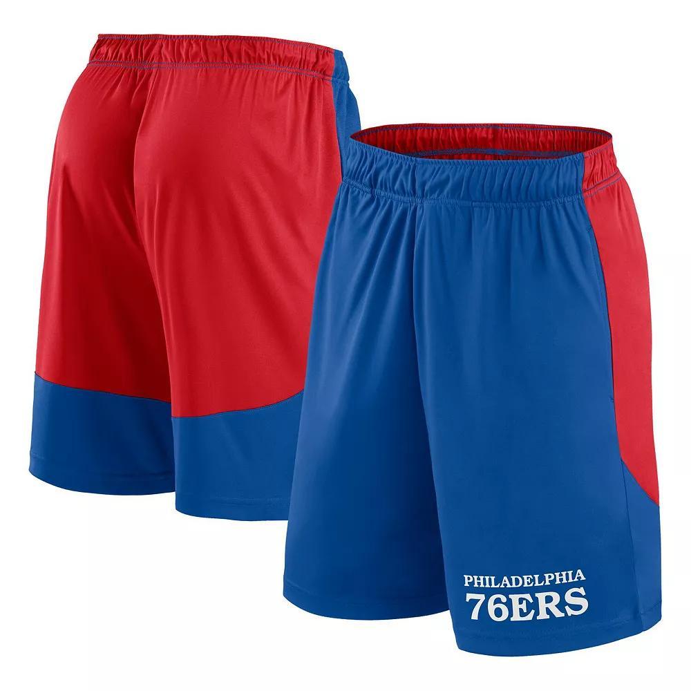 Men's Black/Red Portland Trail Blazers Launch Performance Shorts, Size: 4XL Product Image