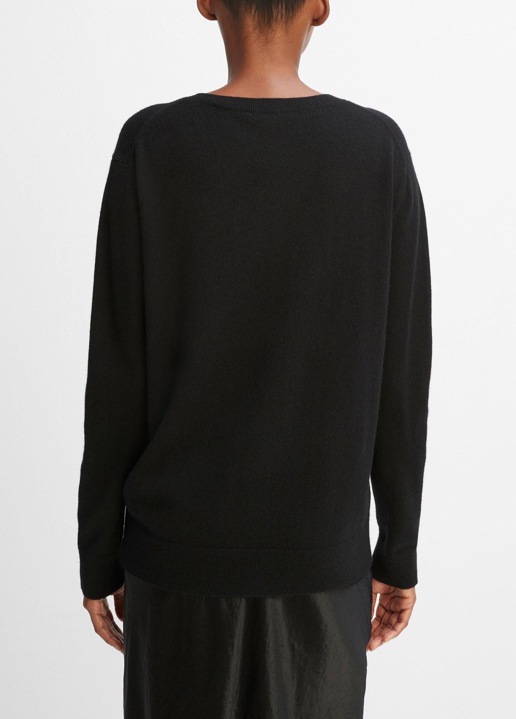 Womens Cashmere Weekend V-Neck Sweater, Camel, Size M Vince Product Image