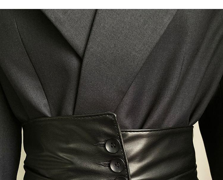 Faux Leather / Fabric Cincher Belt (Various Designs) Product Image
