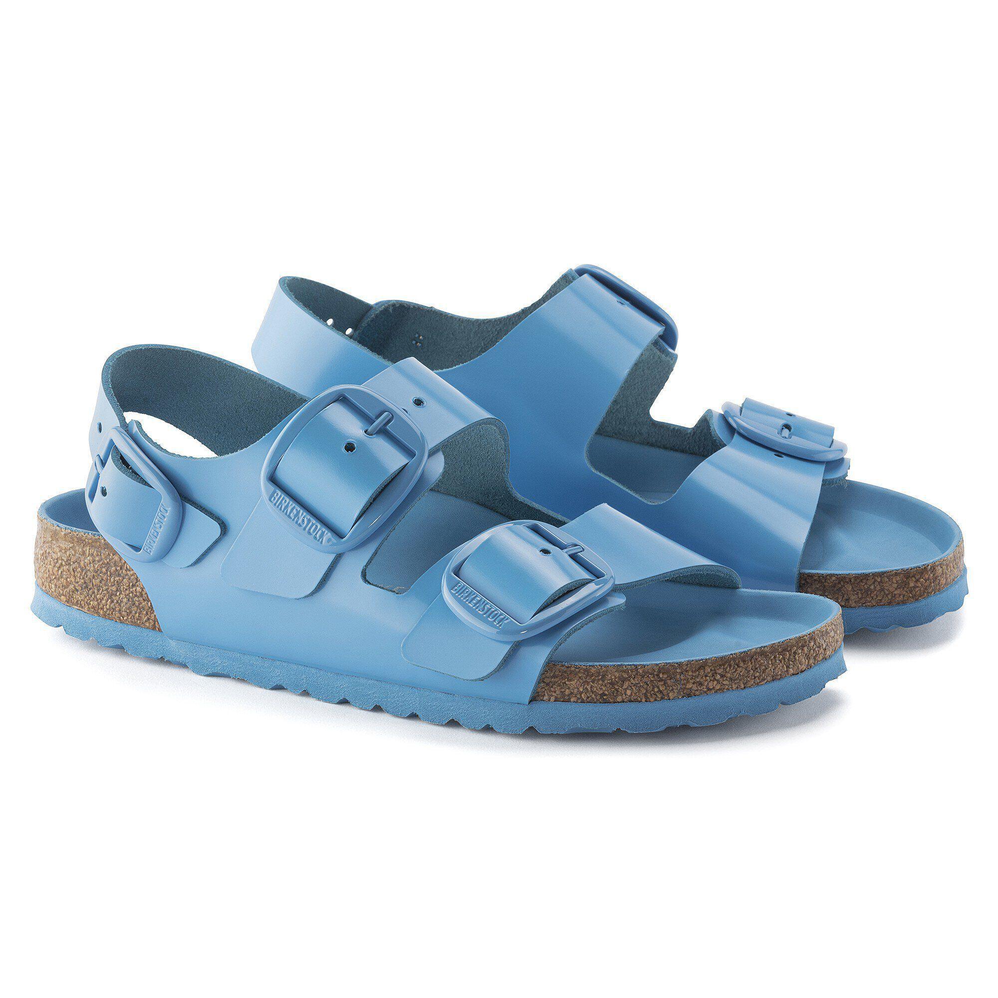 Milano Big Buckle Natural Leather Patent Product Image