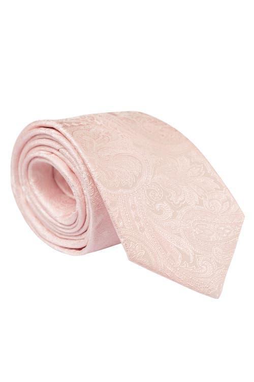 Elizabetta Montecarlo - Extra Long Silk Jacquard Tie for Men in Pink at Nordstrom Product Image
