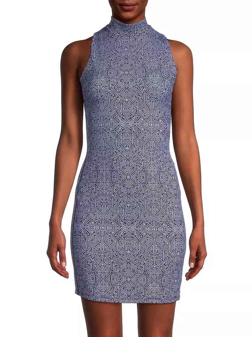 Nova Labyrinth Double-Face Knit Dress Product Image