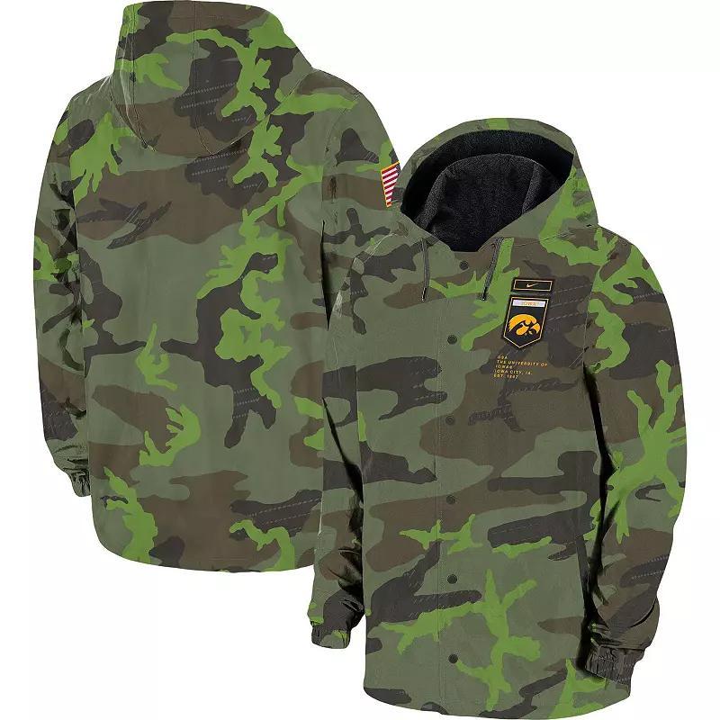 Men's Nike Camo Alabama Crimson Tide Hoodie Full-Snap Jacket, Size: 2XL, Green Product Image