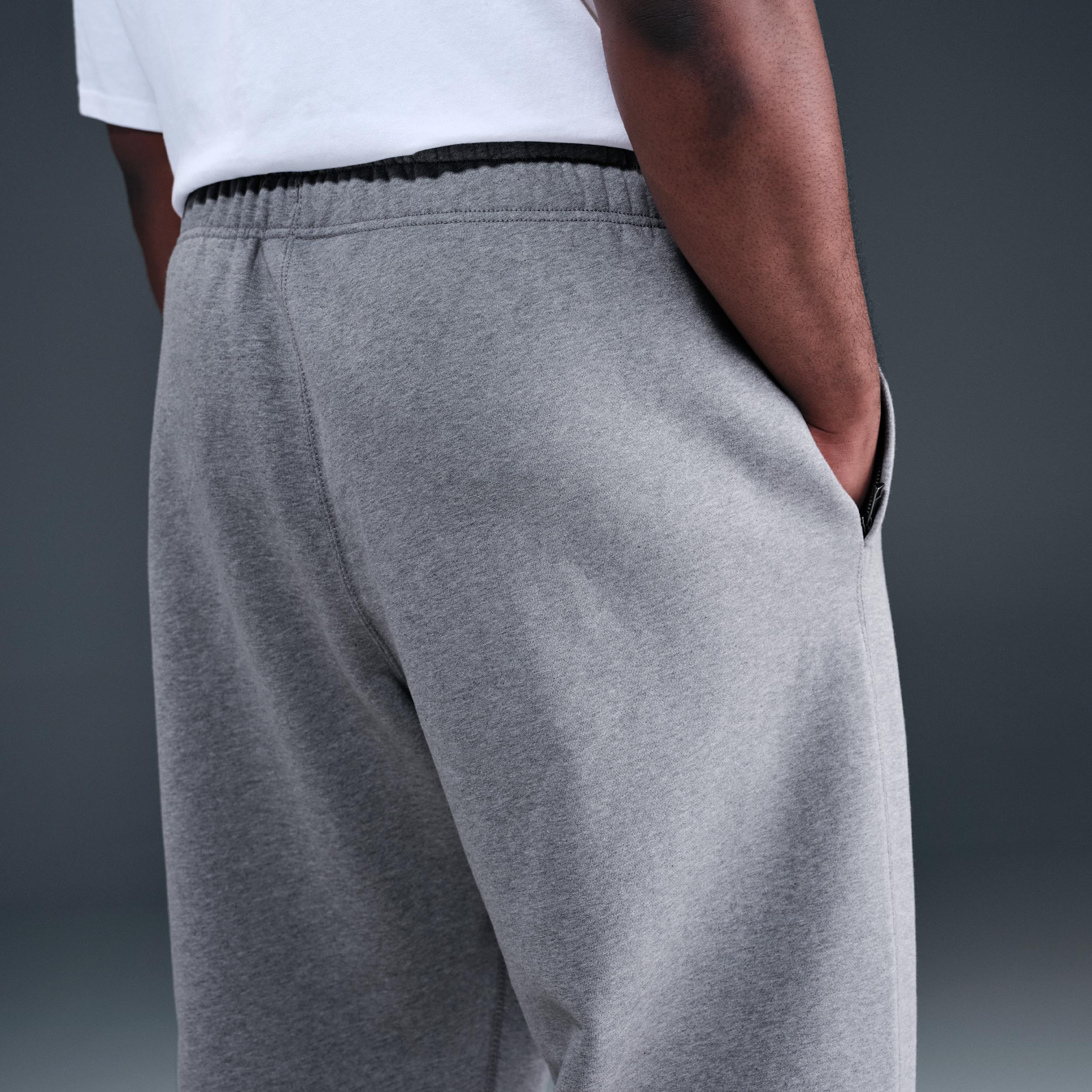 Nike Men's Solo Swoosh Fleece Open-Hem Pants Product Image