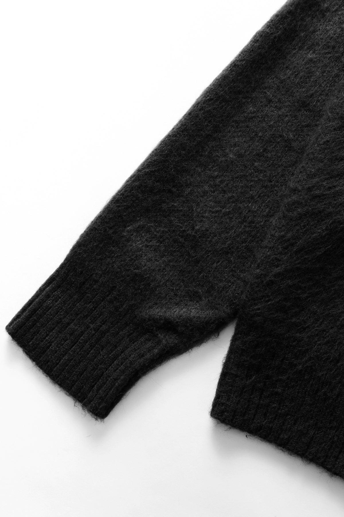Blacksmith - Mohair Cardigan - Black Product Image