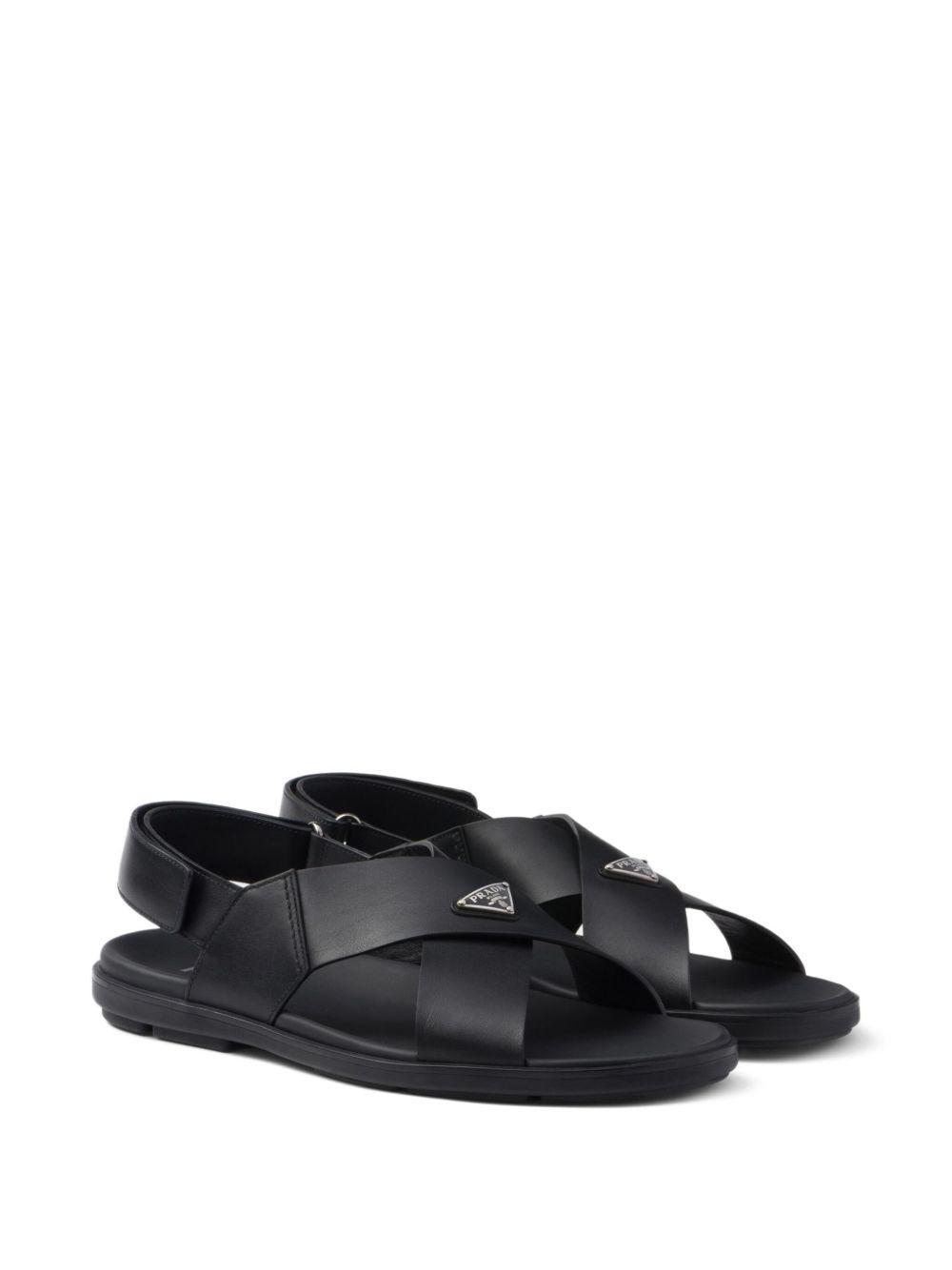 cross-strap sandals Product Image
