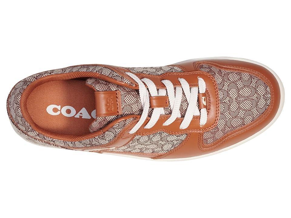 COACH C201 Micro Signature Sneaker (Burnished Amber) Men's Shoes Product Image