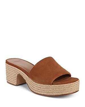 Margo Metallic Espadrille Slide Sandals Product Image
