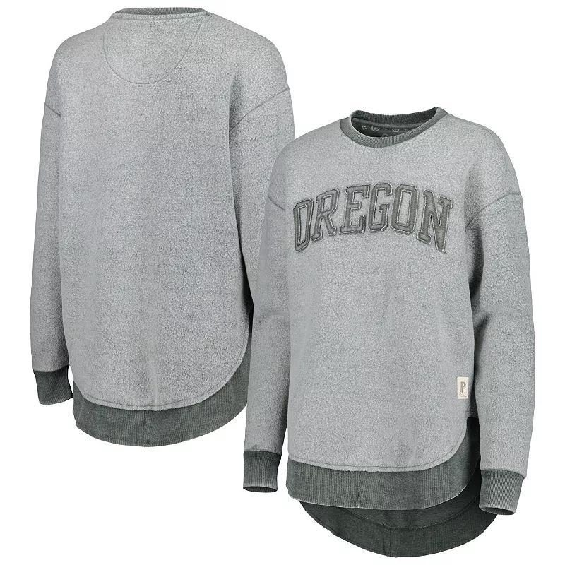 Womens Pressbox Oregon Ducks Ponchoville Pullover Sweatshirt Product Image