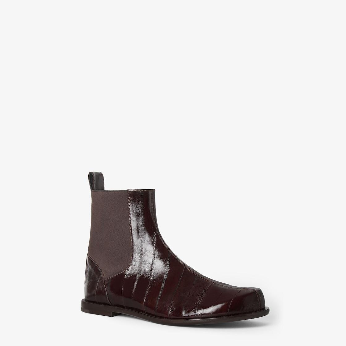 FF Squared Chelsea Boots Brown hagfish leather Chelsea boots Product Image