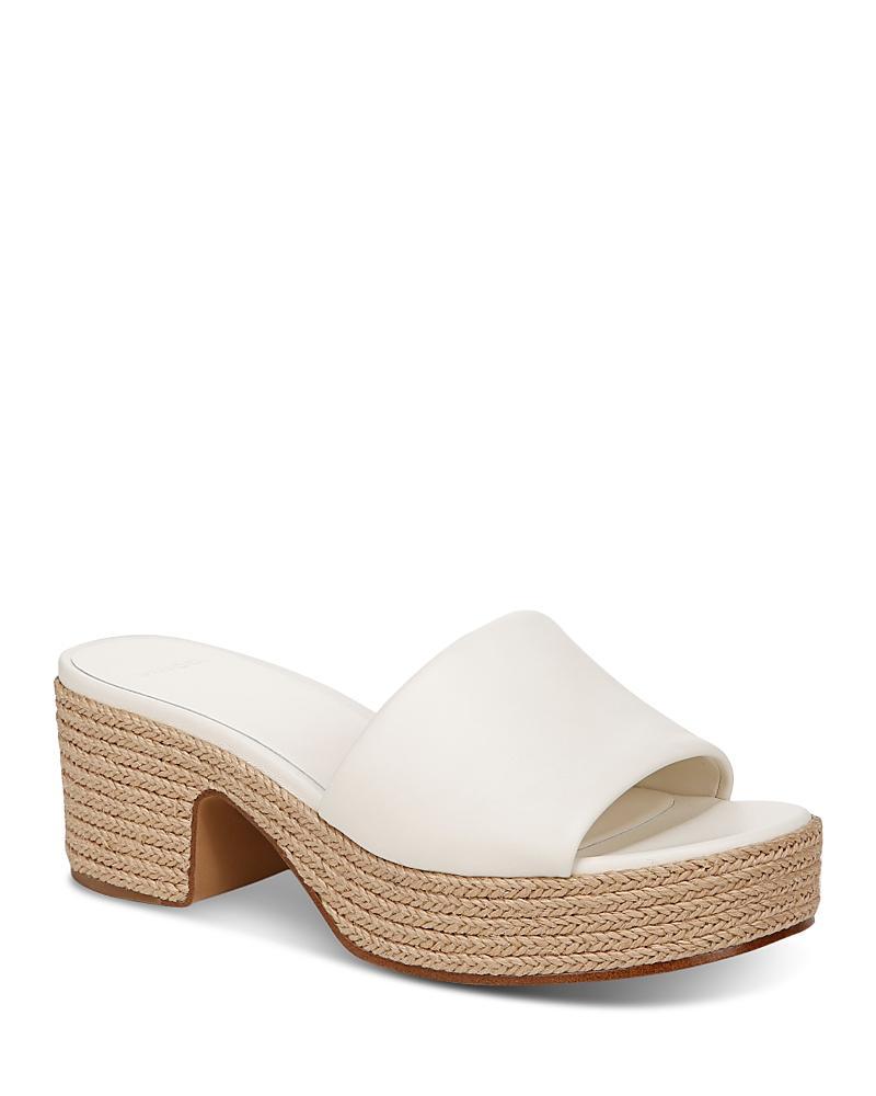Margo Metallic Espadrille Slide Sandals Product Image