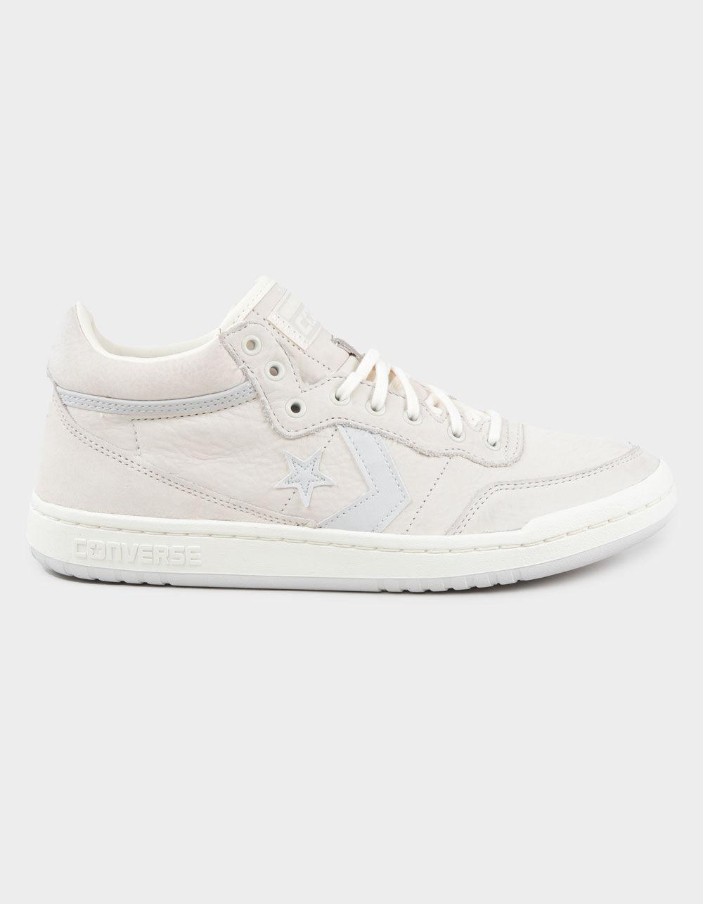 CONVERSE Fastbreak Pro Mid Shoes - WHT/LT GRAY Product Image