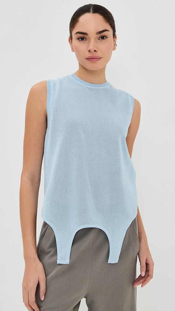 Tibi Crispy Sleeveless Sweater | Shopbop Product Image