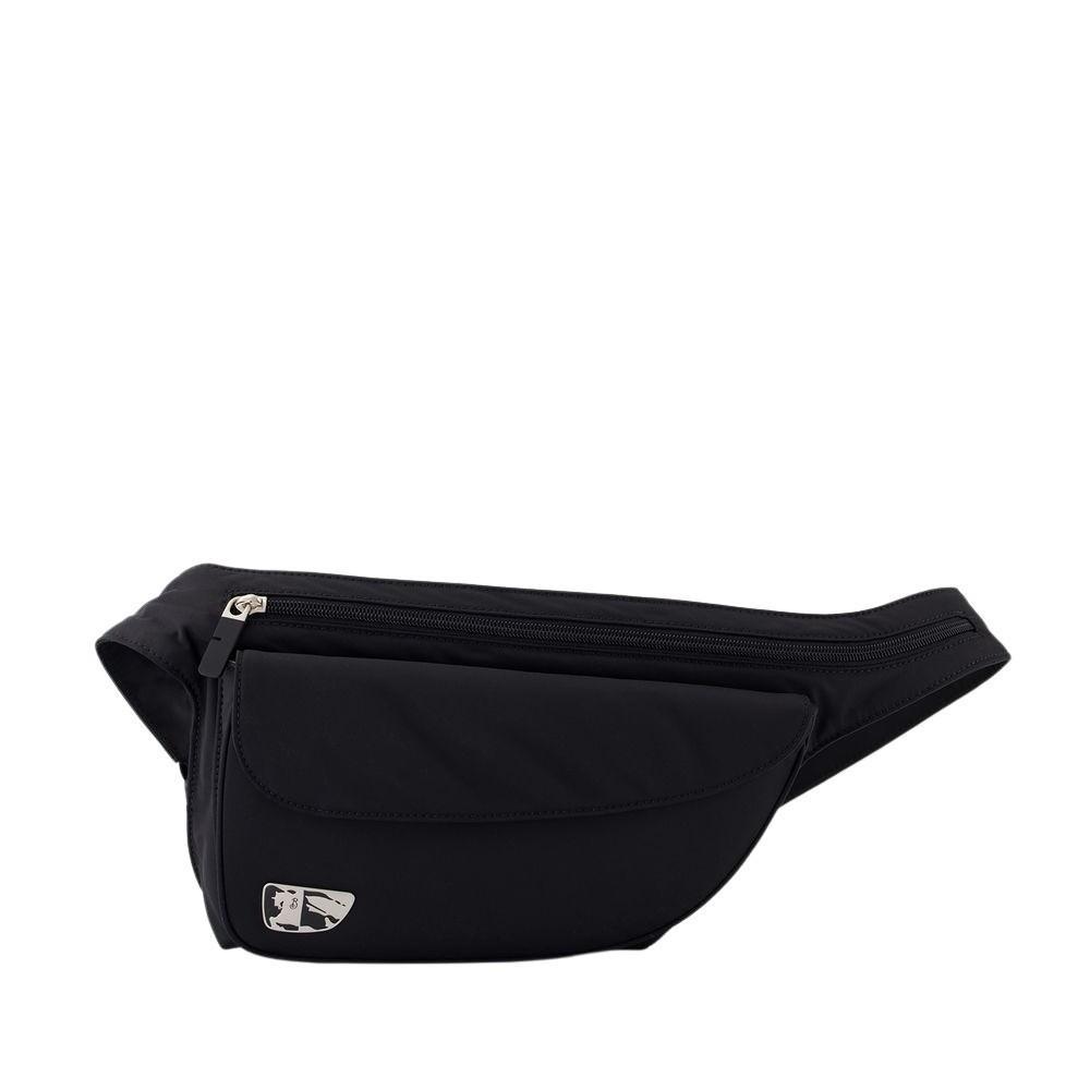 BURBERRY Shield Belt Crossbody - Nylon - Black Product Image