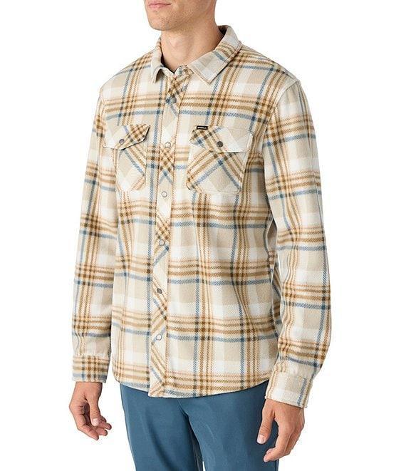 O'Neill Glacier Plaid Long Sleeve Superfleece Shirt Jacket Product Image