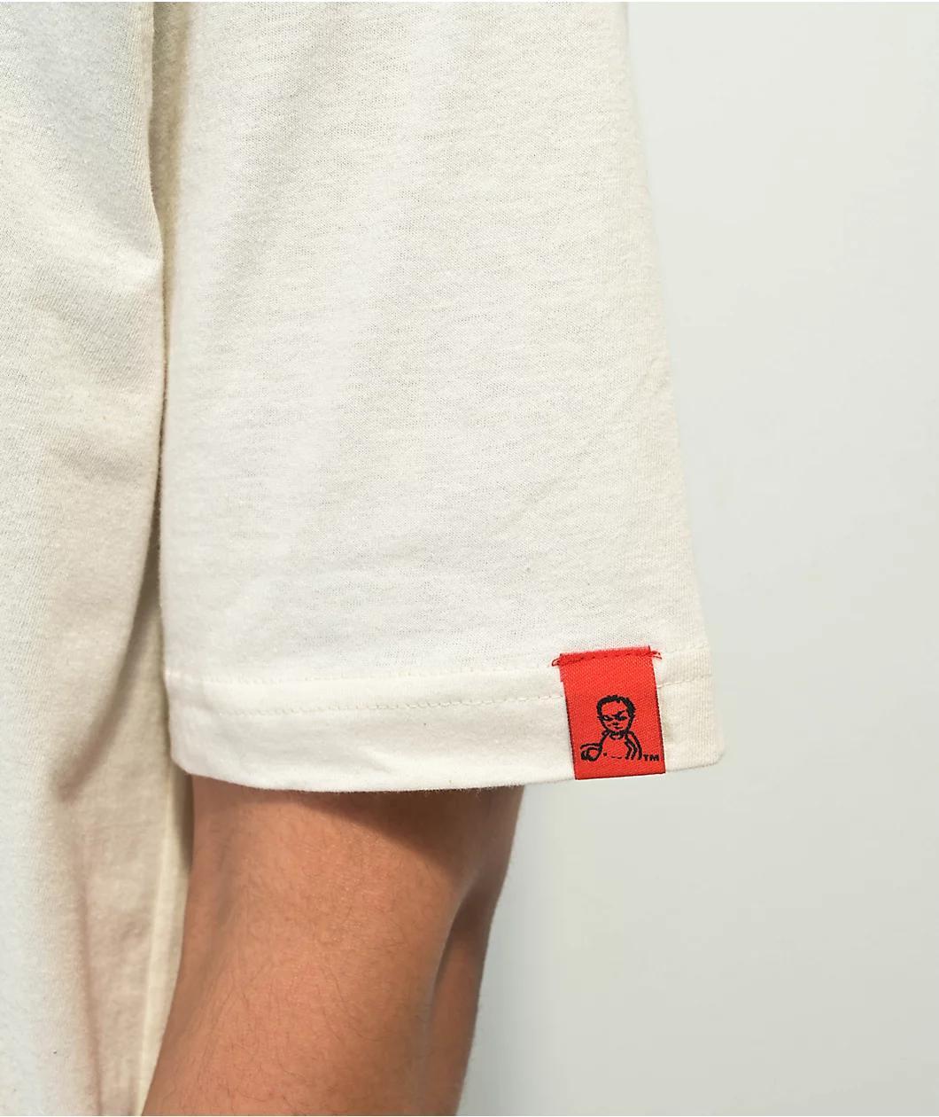 The Boondocks Wanted Huey Natural T-Shirt Product Image