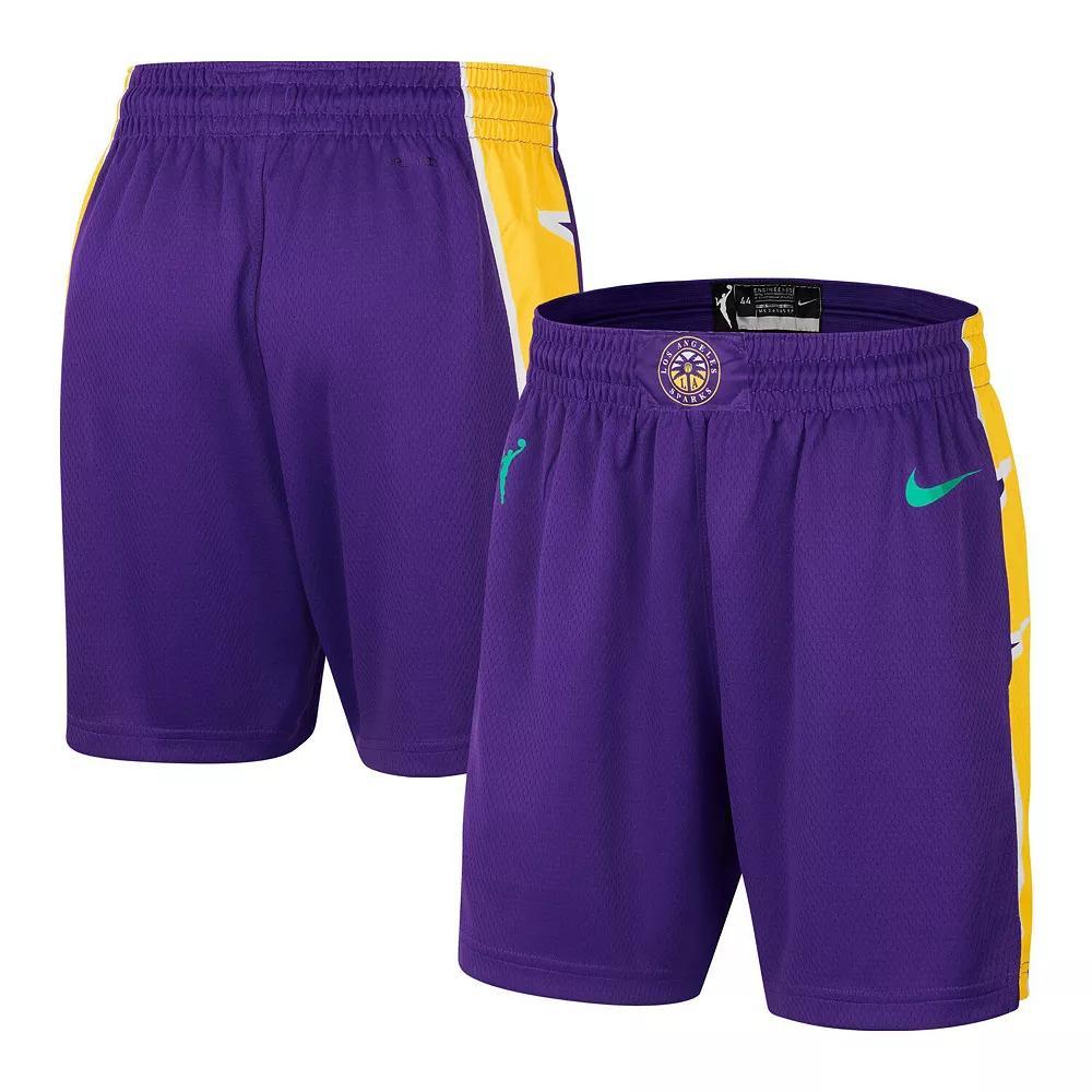 Womens Nike Purple Los Angeles Sparks On-Court Victory Performance Shorts Product Image