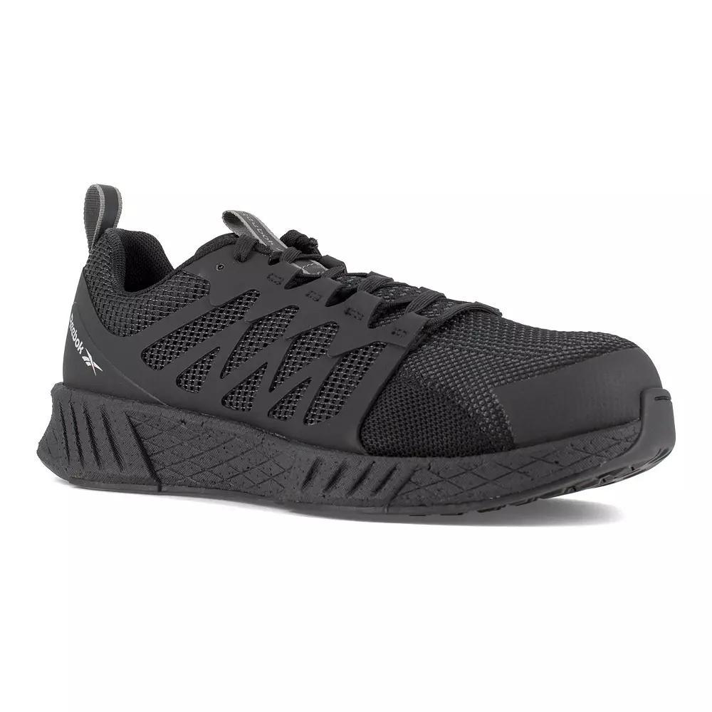 Reebok Work Fusion Flexweave Men's Composite Toe Safety Shoes, Size: 7 Wide, Black Product Image