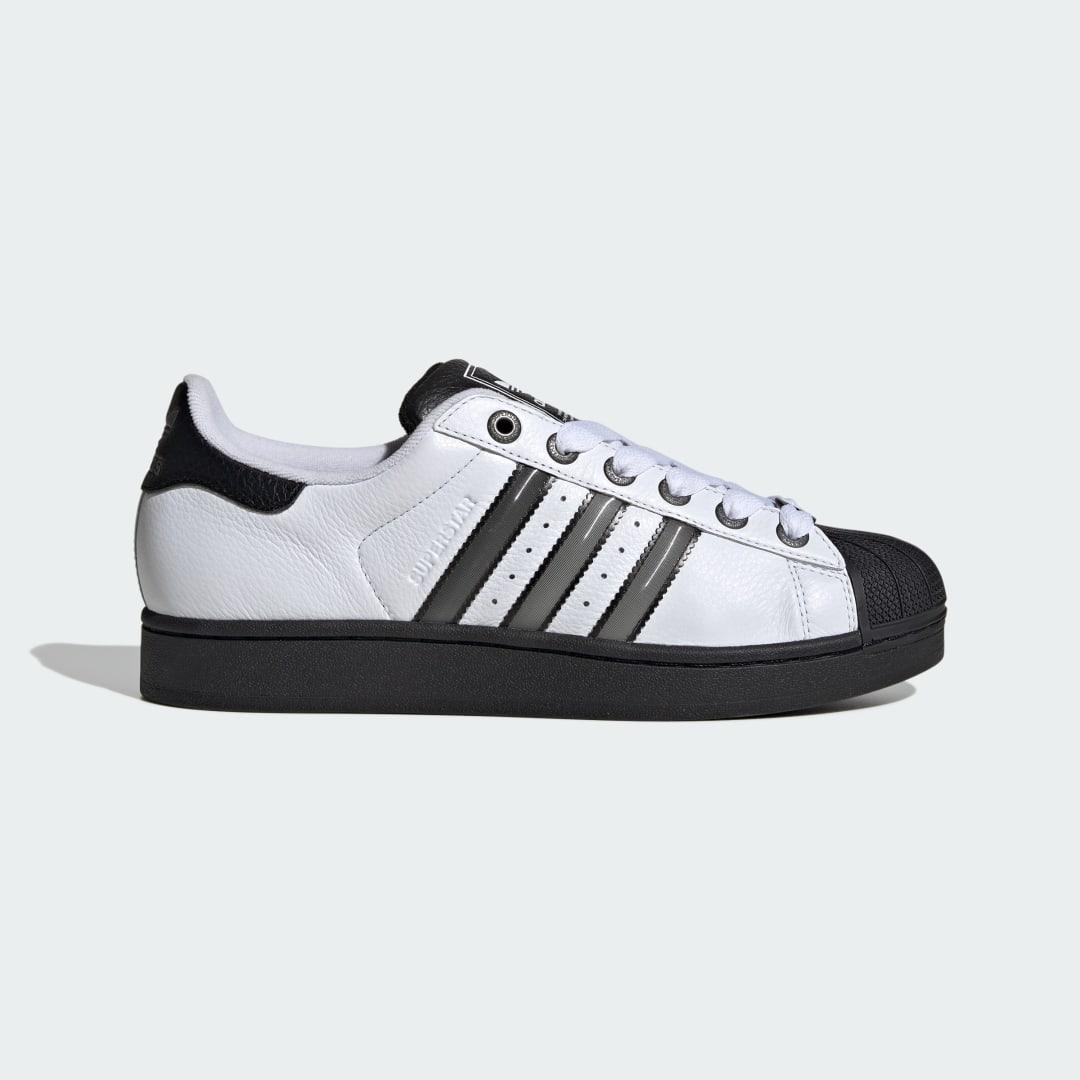 adidas Superstar II Shoes Core Black 5.5 Unisex Product Image