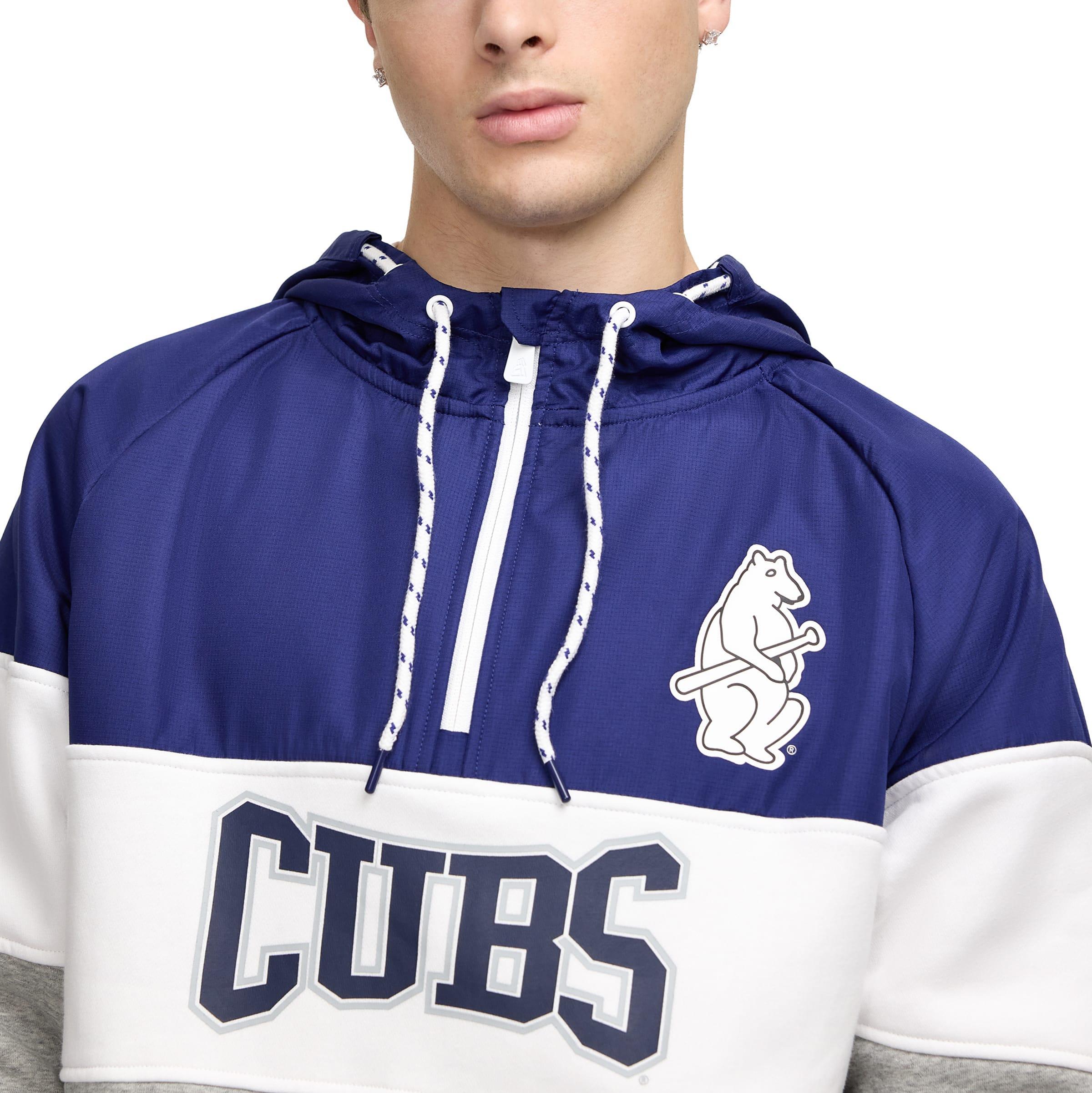 New York Mets Throwback Color Block Hoodie Male Product Image