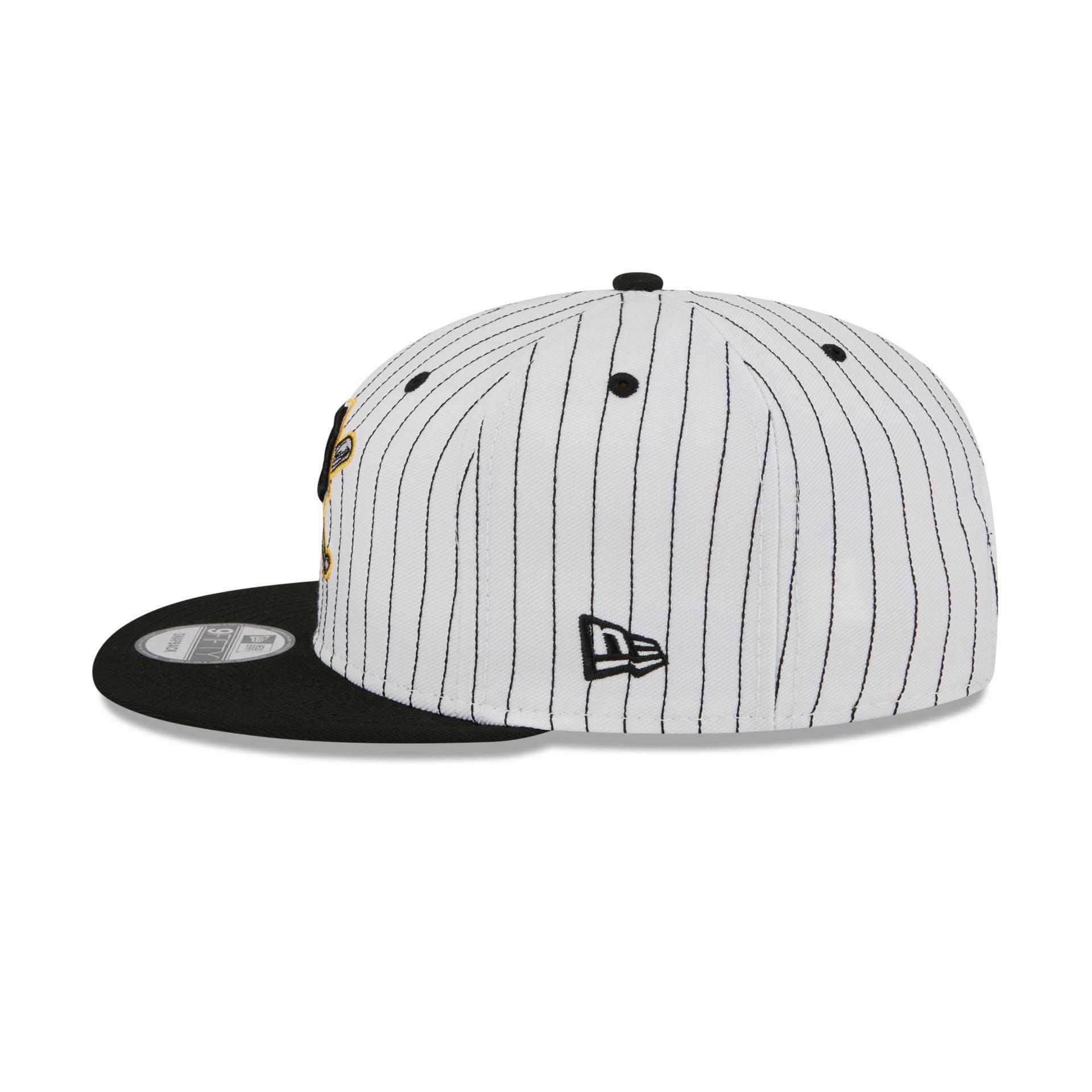 Golden State Warriors Deceptor Pinstripe 9FIFTY Snapback Hat Male Product Image