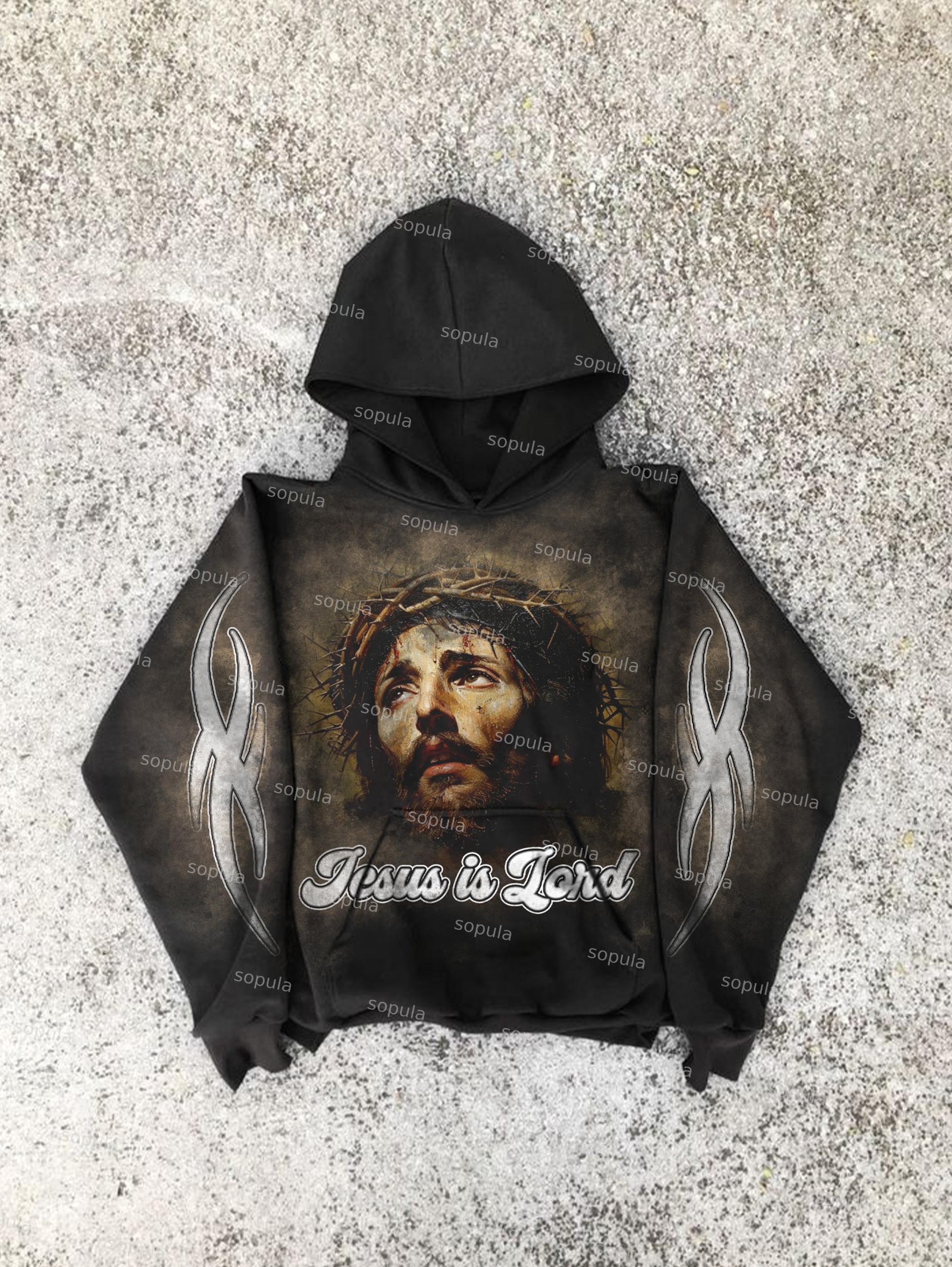 Saint March Angel Graphic Hoodie Product Image