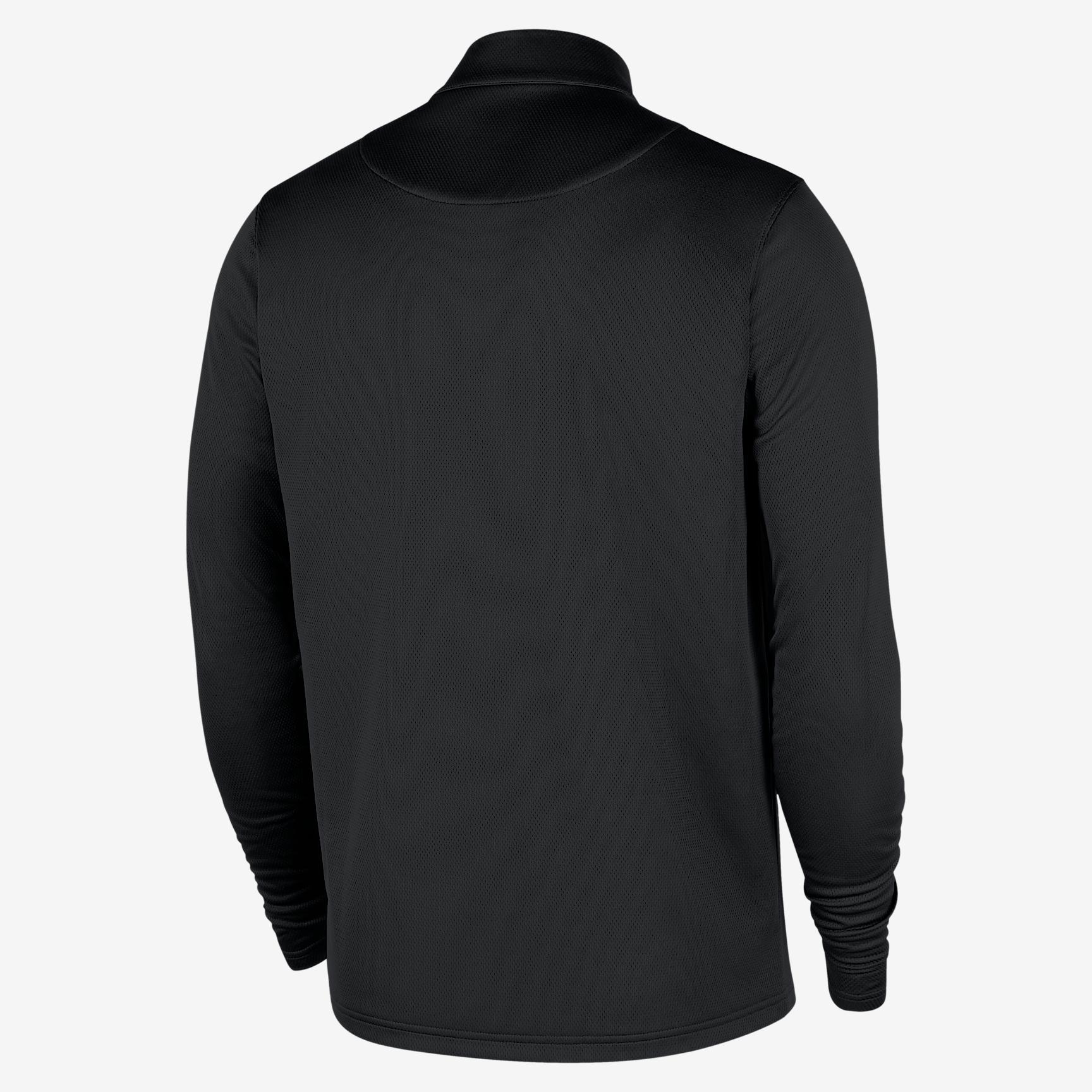 New York Knicks Men's Nike Dri-FIT NBA 1/4-Zip Long-Sleeve Top Product Image
