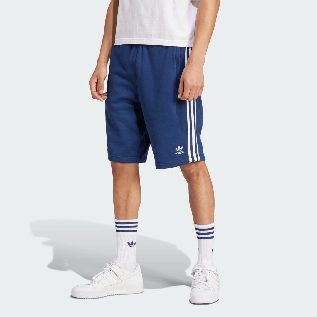 adidas Adicolor 3-Stripes Shorts Medium Grey Heather 2XL Mens Product Image